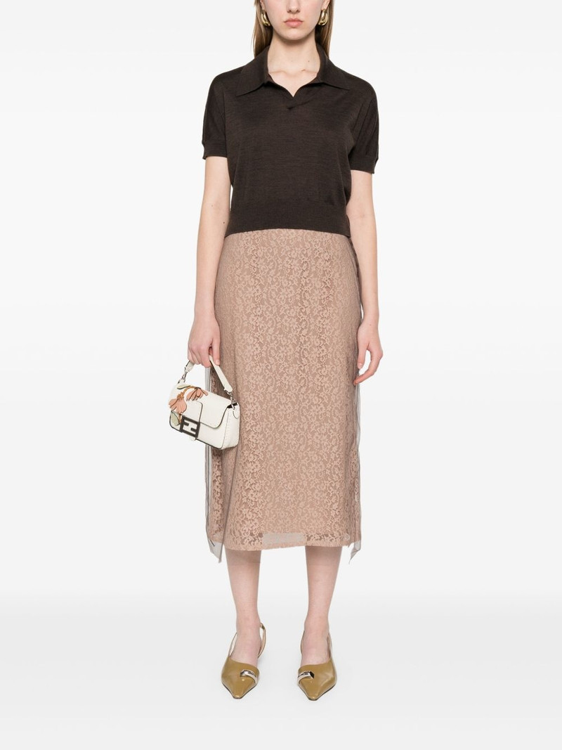FENDI lace midi skirt outlook