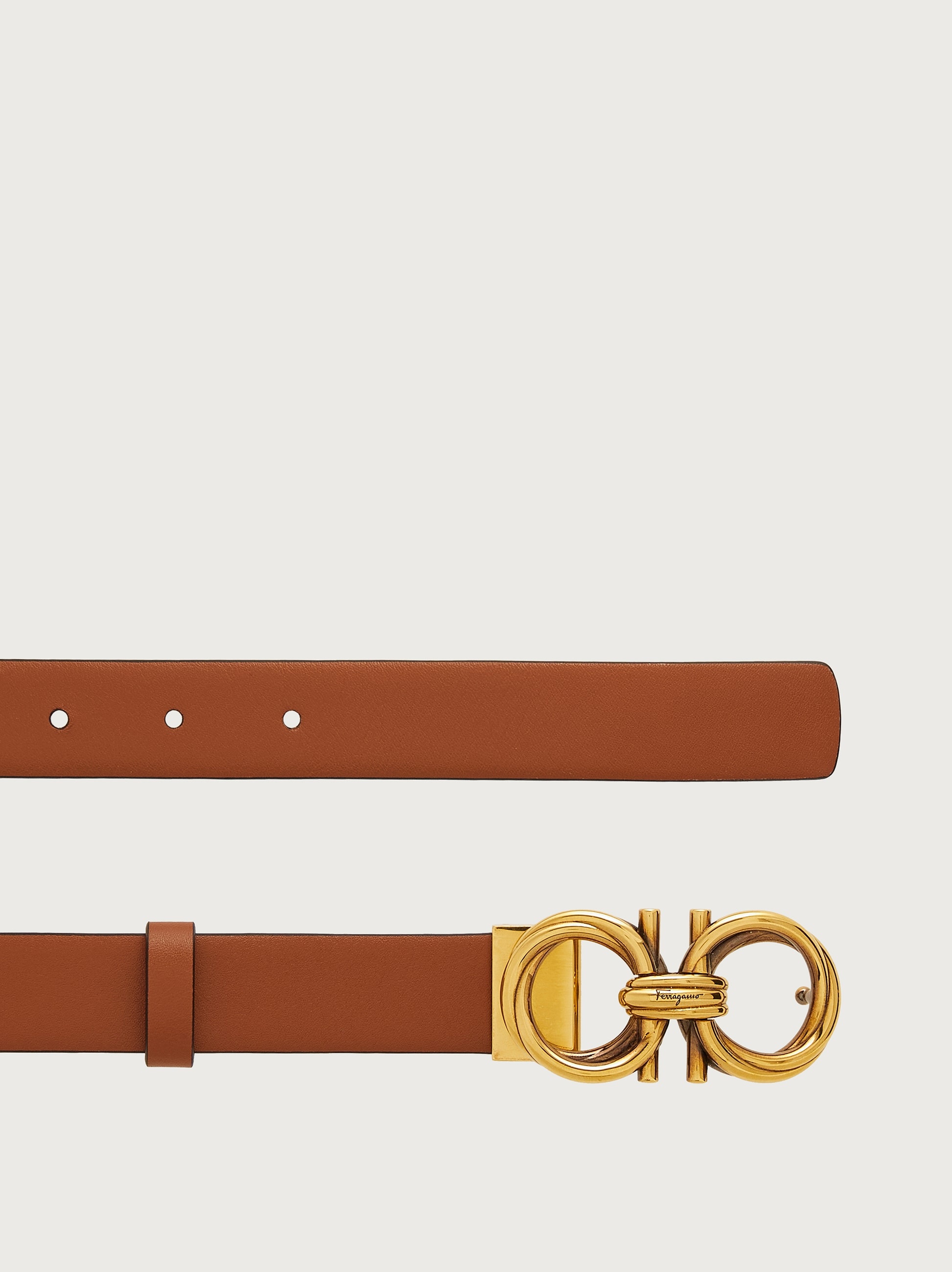 Adjustable Gancini belt - 2