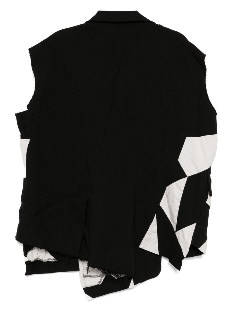 BLACK COMME des GARÇONS patchwork jacket outlook