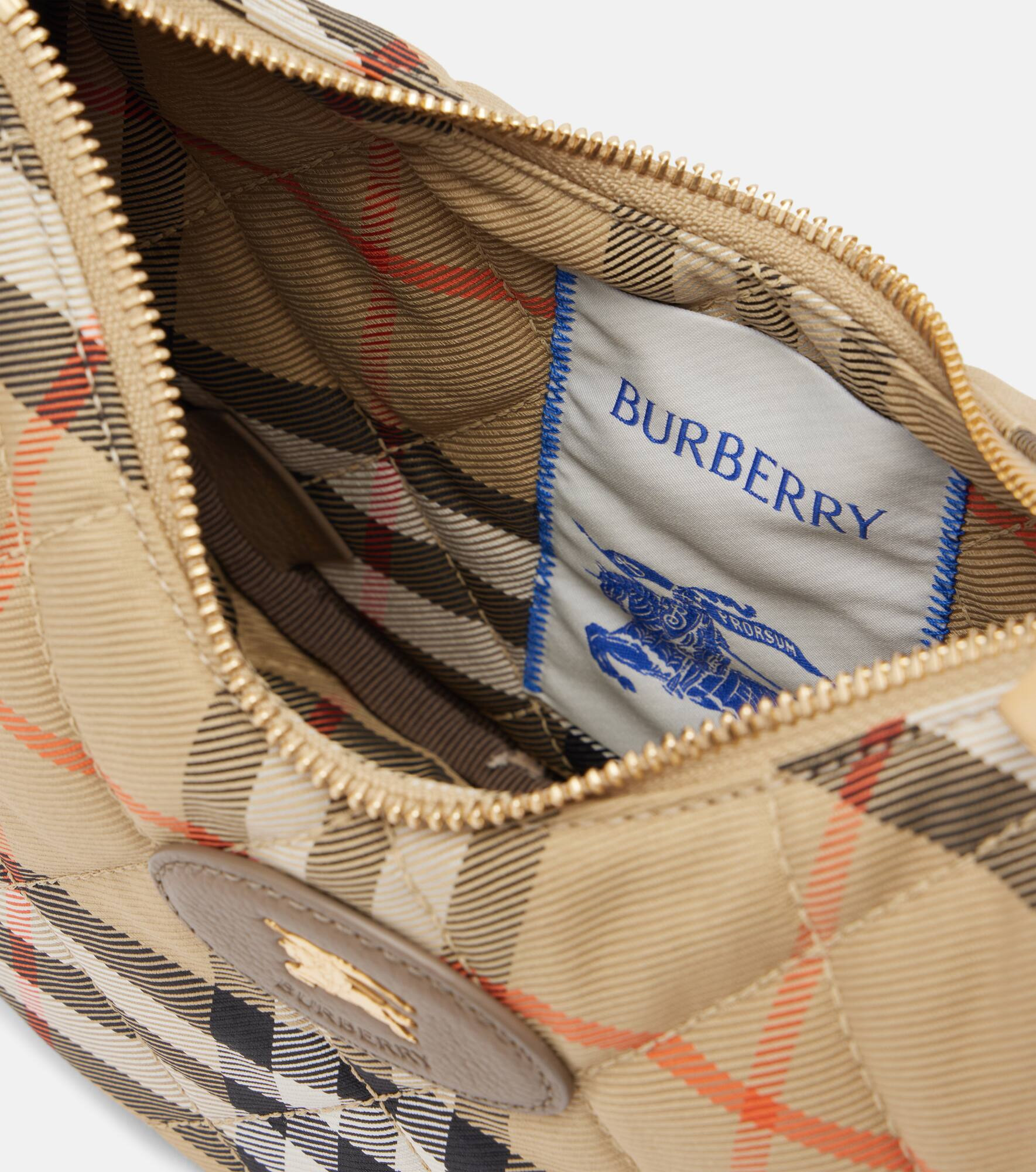Horseshoe Small Check crossbody bag - 3
