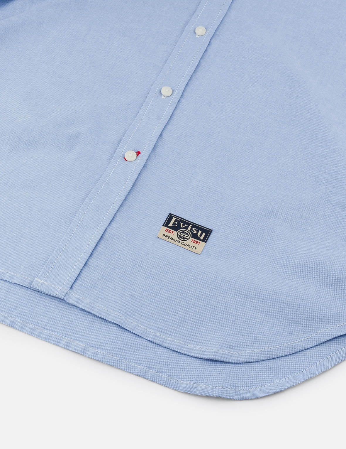 Seagull Embroidery Relax Fit Long Sleeve Oxford Shirt - 10