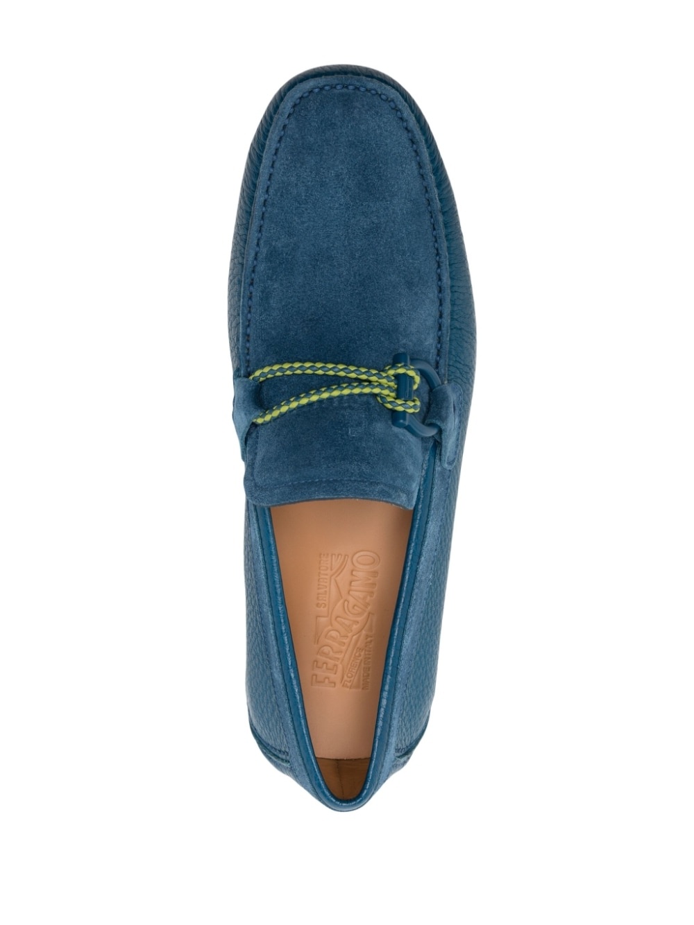 Gancini-detail calf-leather loafers - 4