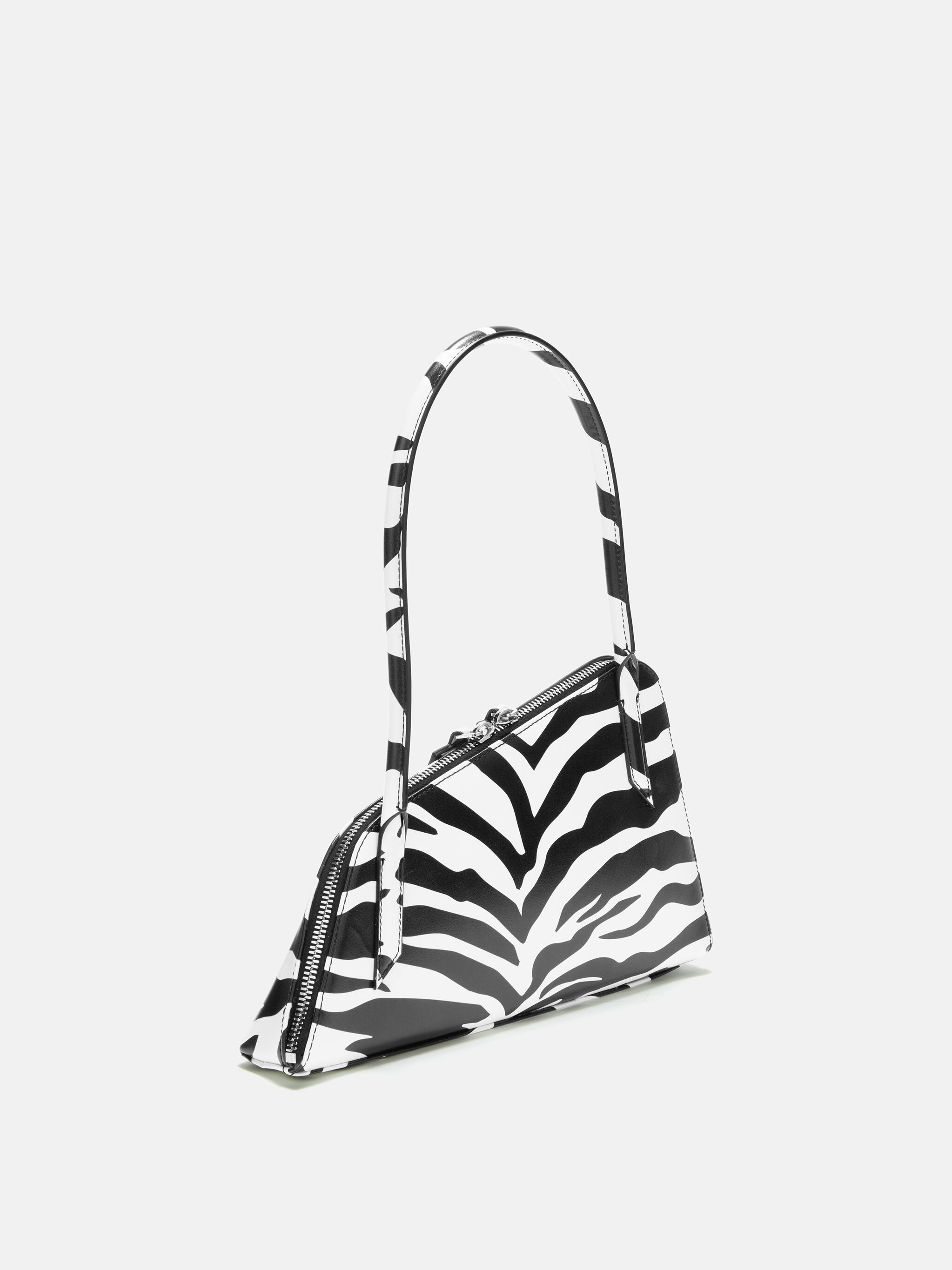 "SUNRISE" BLACK AND WHITE SHOULDER BAG - 3