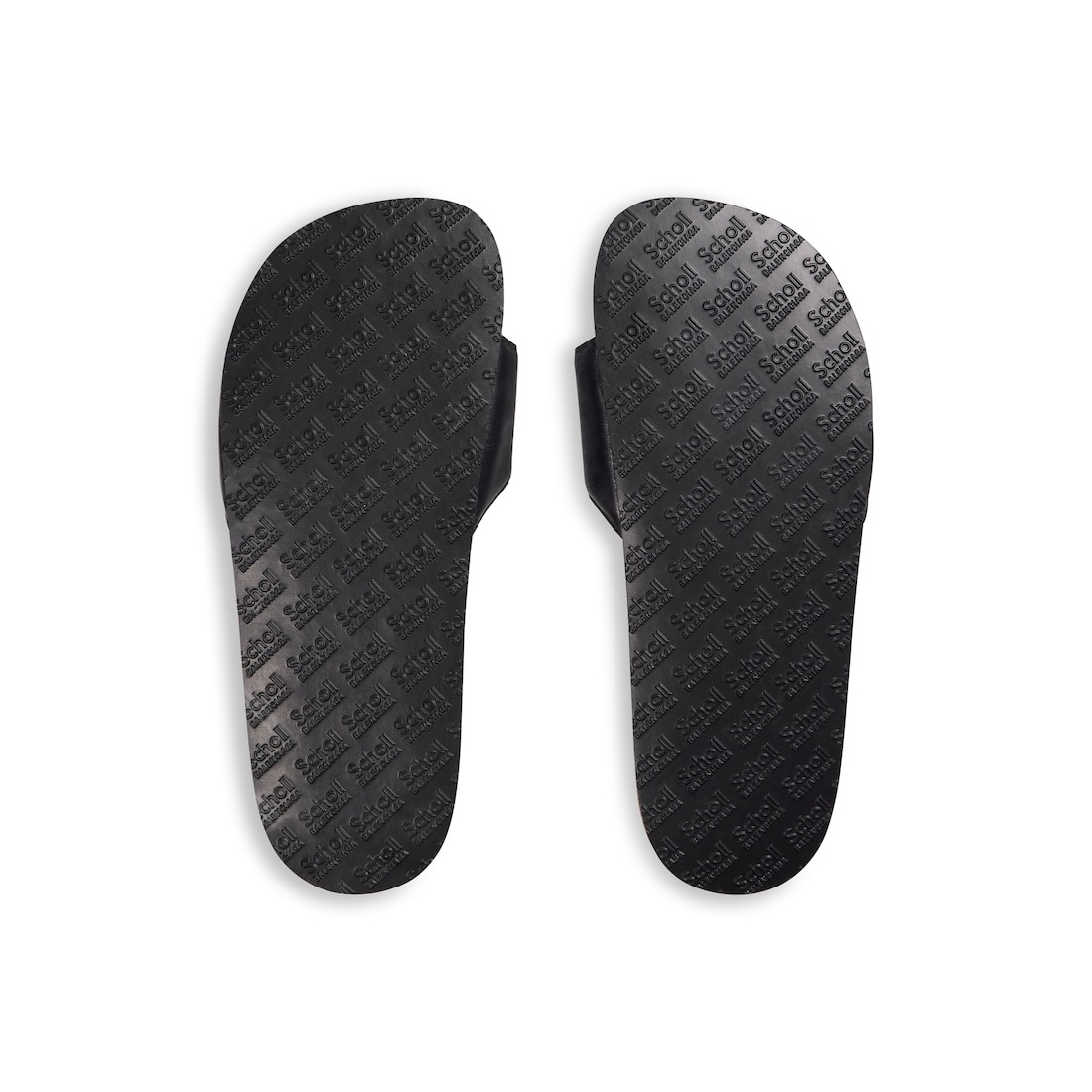 Women's Balenciaga I Scholl Flat Sandal in Black - 7