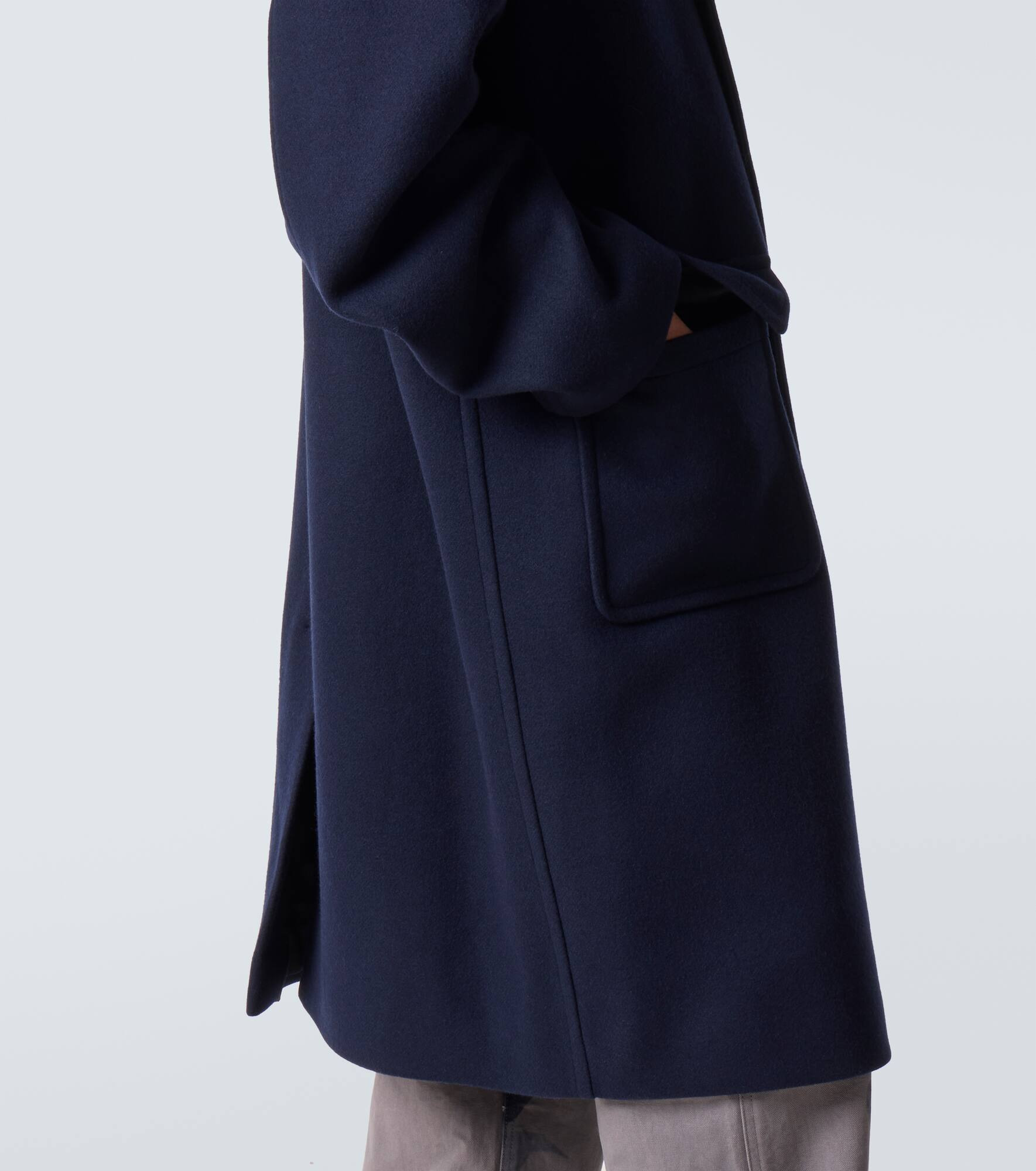 Wool-blend twill overcoat - 7