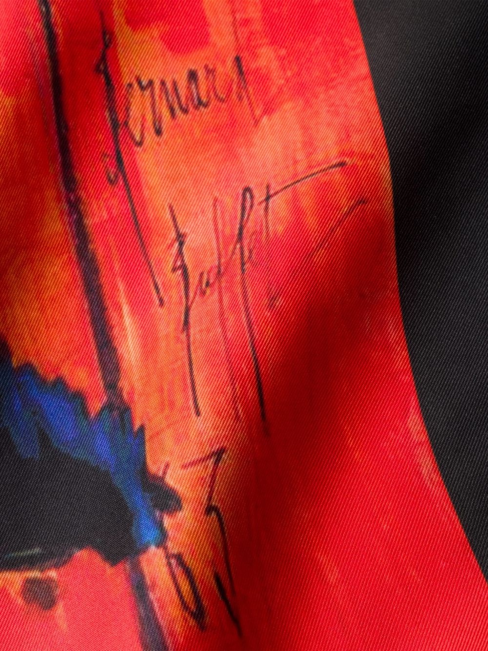 graphic-print scarf - 2