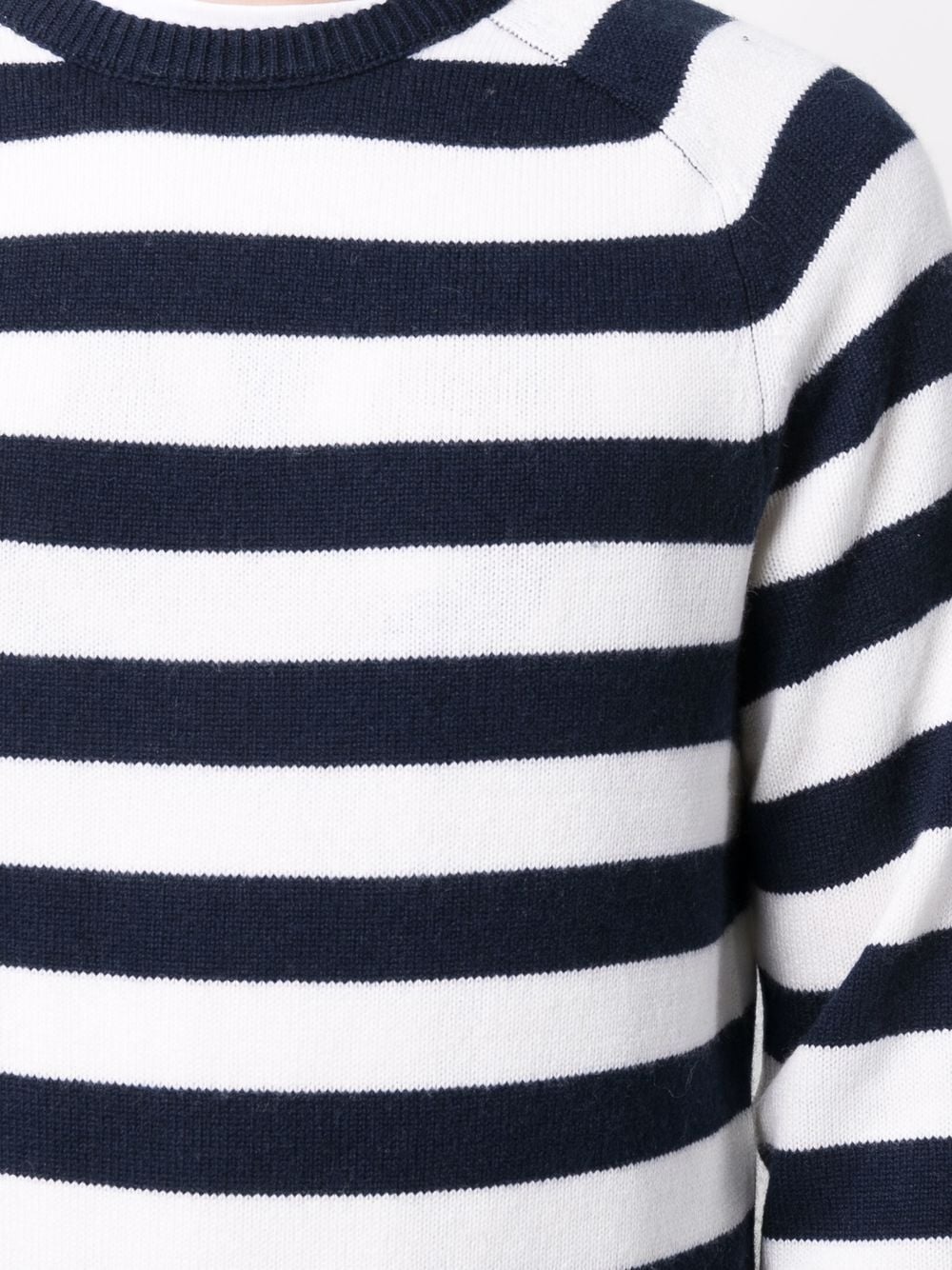 striped cashmere jumper - 5