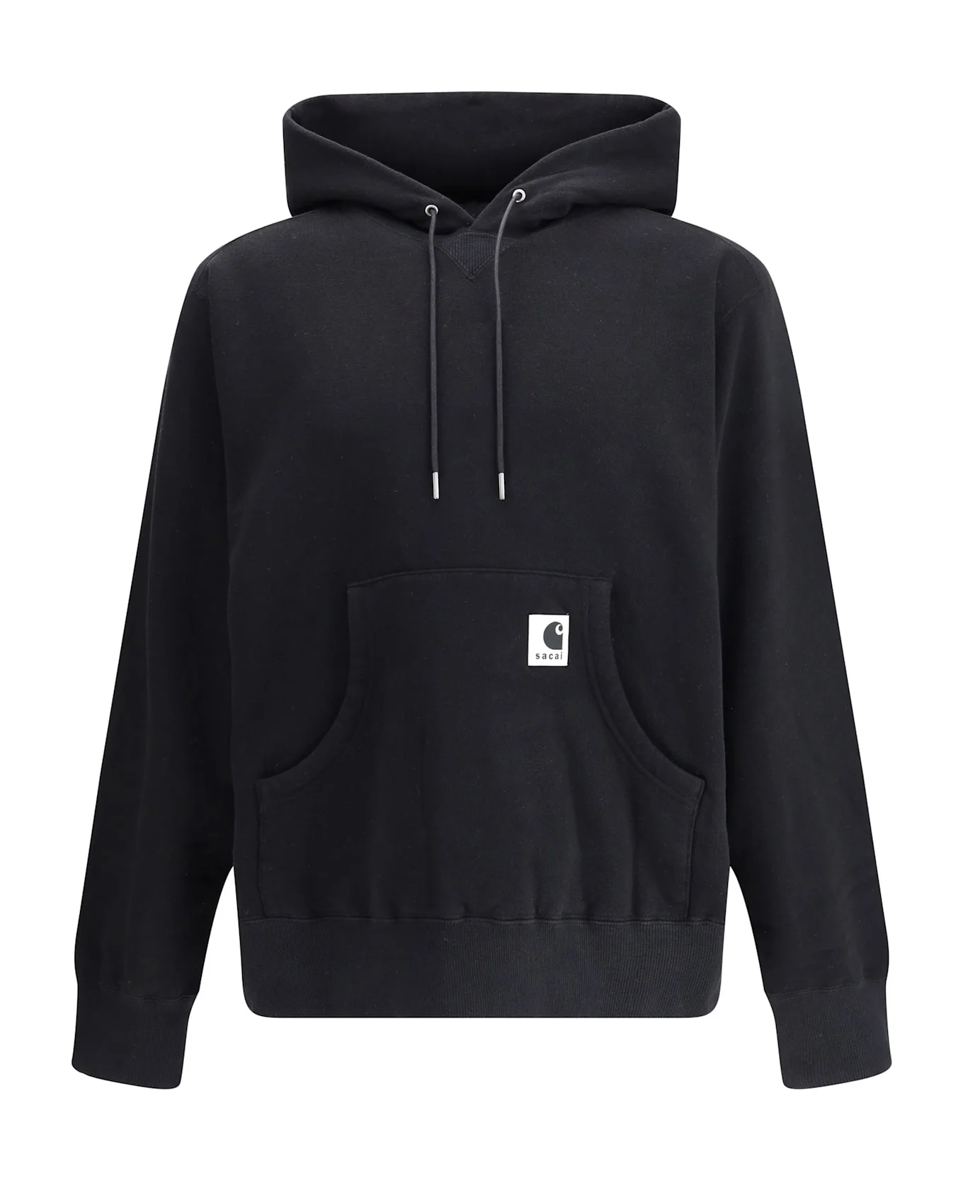 Wip Cotton Jersey Hoodie By Sacai X Carhartt - 1