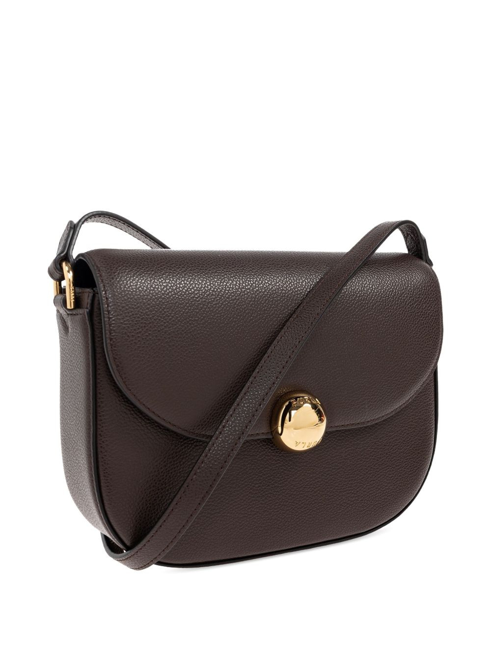 curved-flap crossbody bag - 3