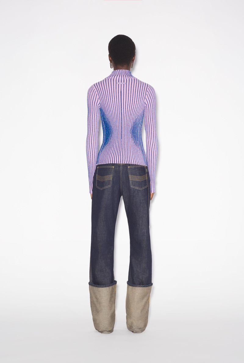 Jean Paul Gaultier THE PINK LUREX TROMPE L’OEIL TOP FOR HER outlook