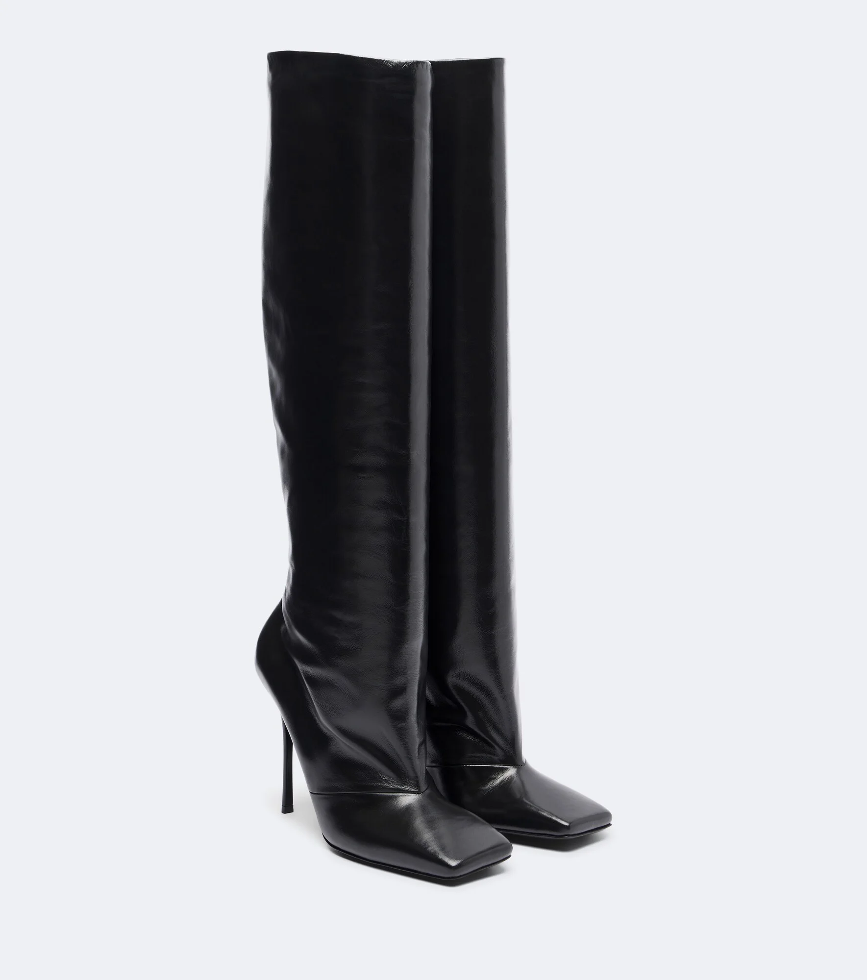 Leather knee-high boots - 1