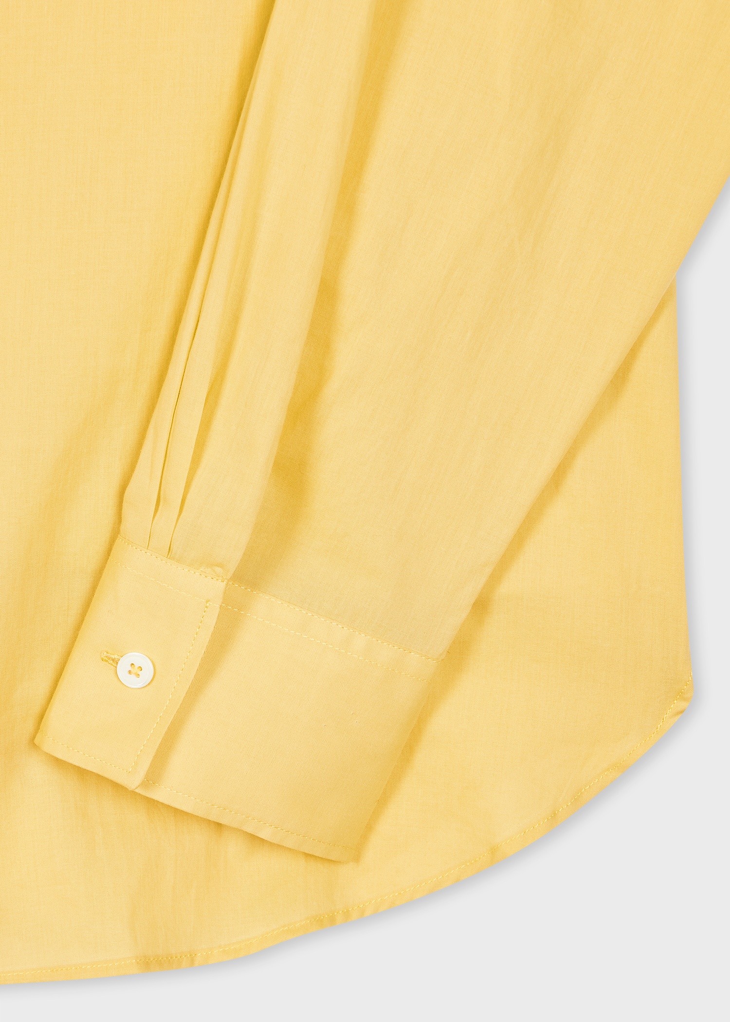 Yellow Washed Cotton Shirt - 2