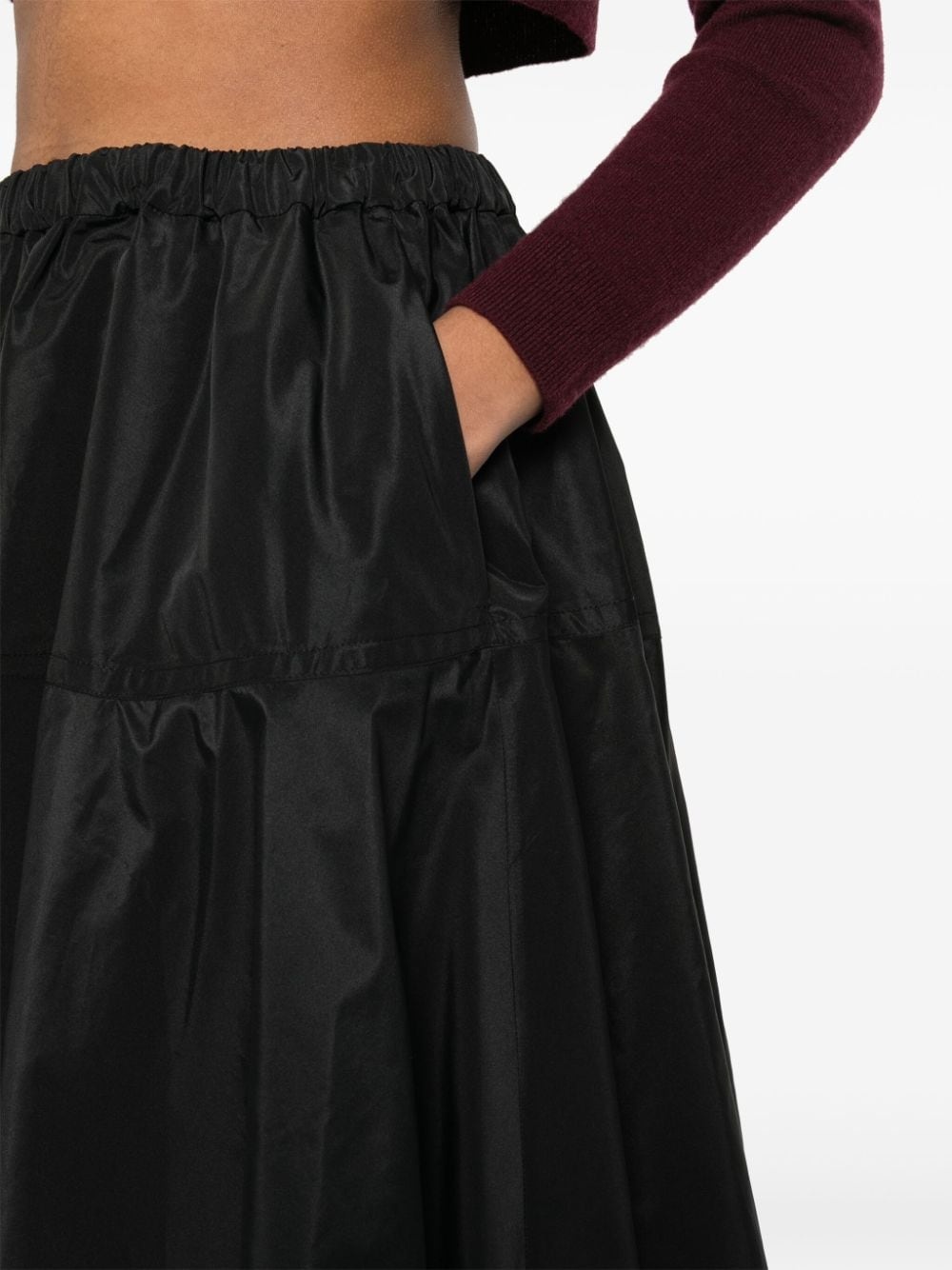 faille maxi skirt - 5