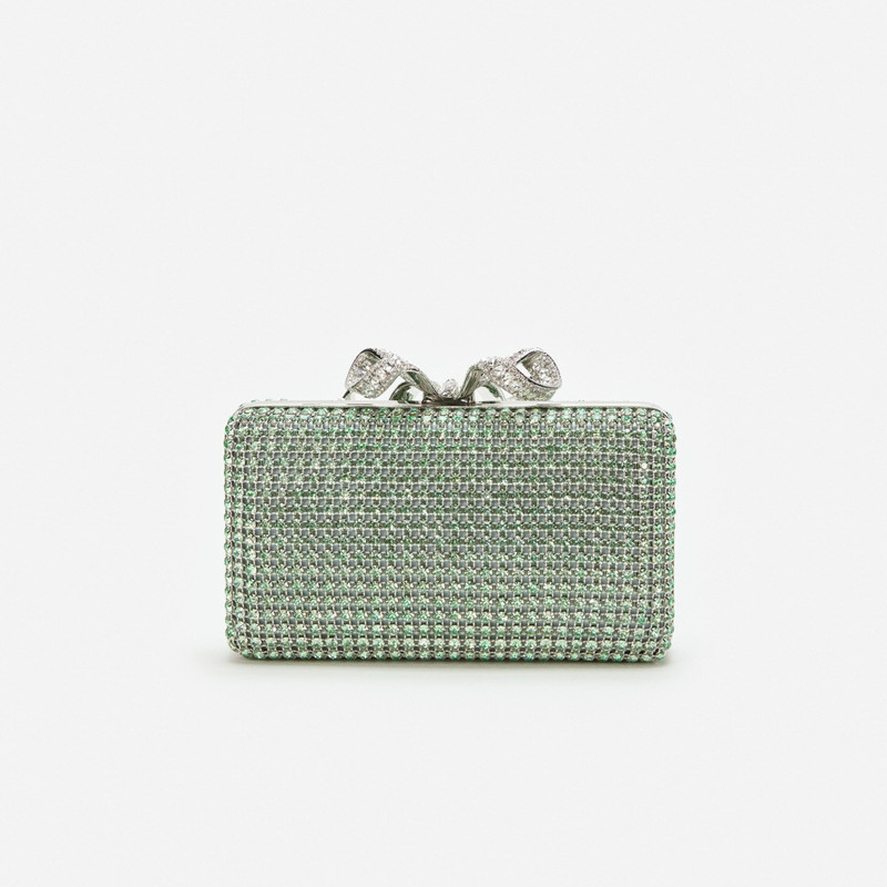 Green Chainmail Clutch Bag 3