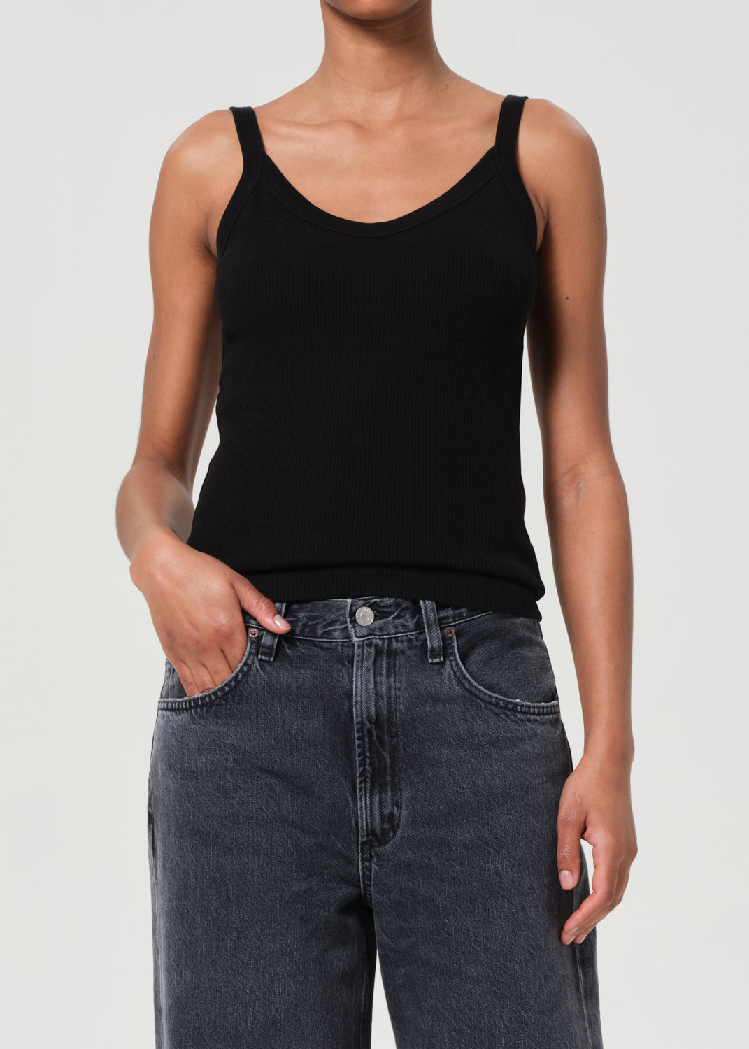 JORDAN TANK IN BLACK - 2