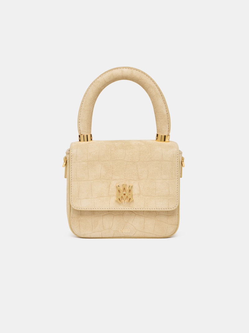 WOMEN'S CROC SUEDE MICRO MA BAG 1