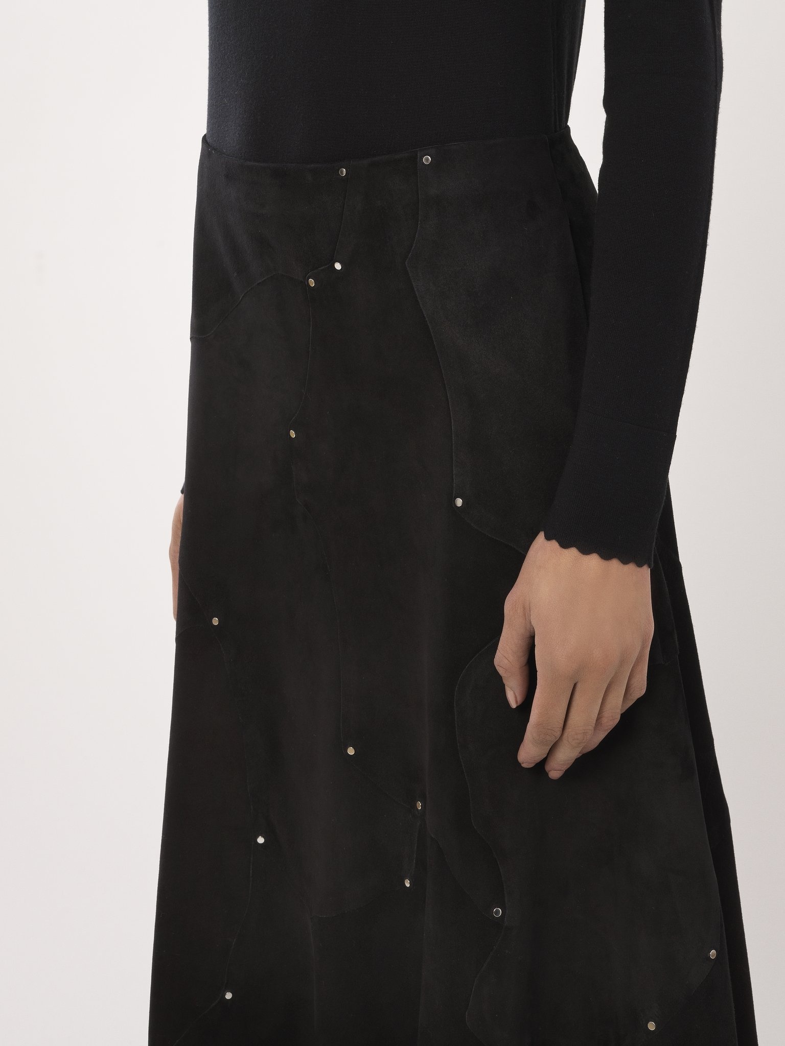 FLARED MIDI SKIRT - 5