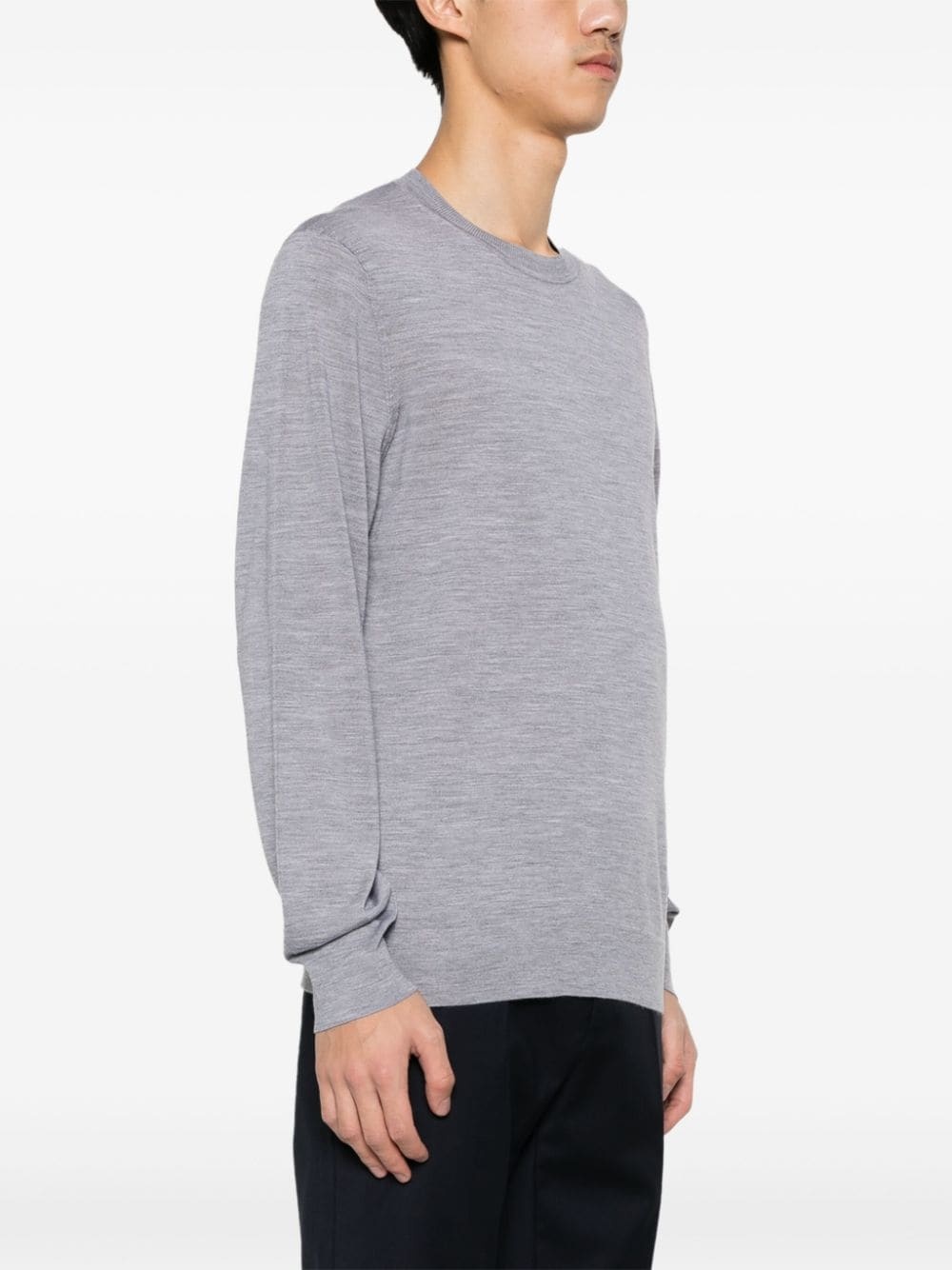 fine-knit wool jumper - 3