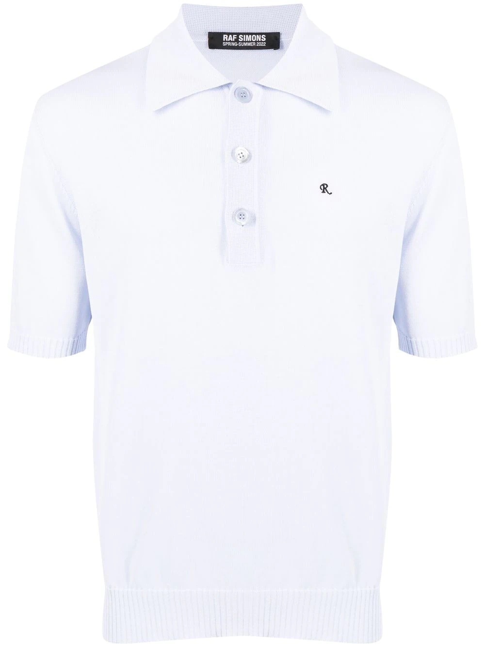 embroidered-logo polo shirt - 1