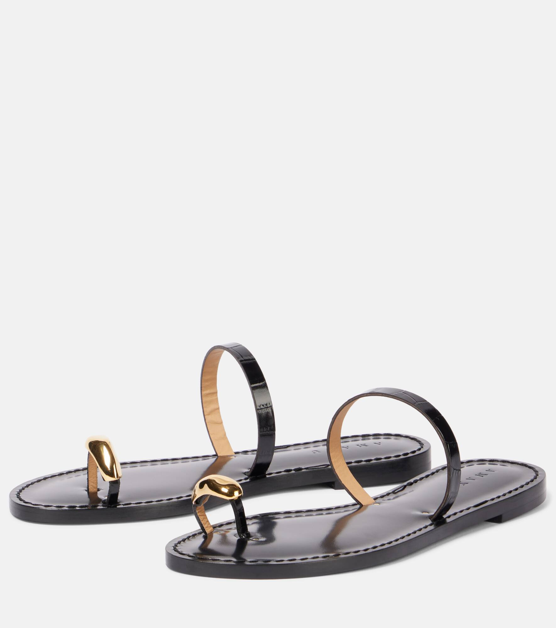 Kibera embellished leather sandals - 4