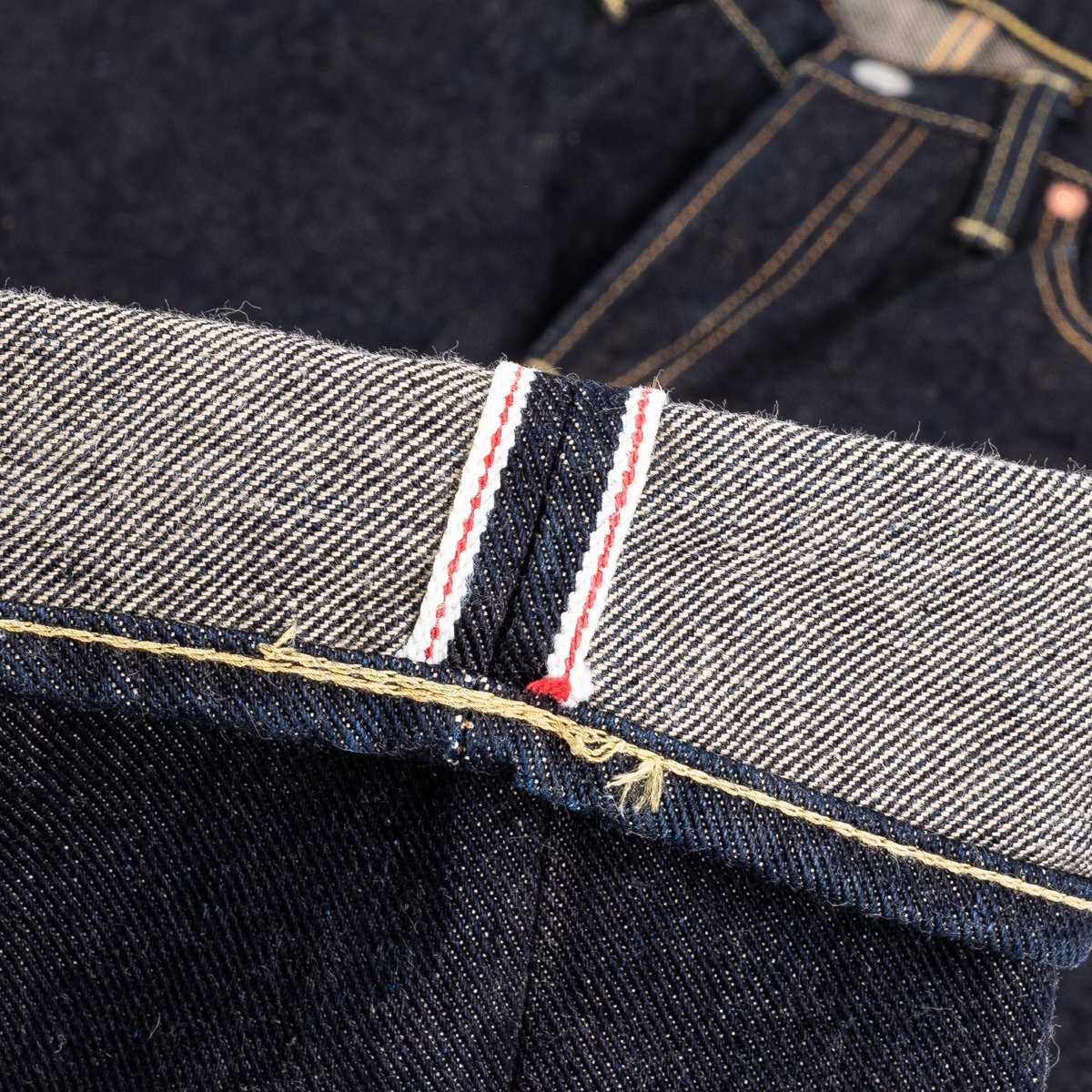 IH-555S-19L 19oz Left Hand Twill Selvedge Denim Super Slim Cut Jeans - Indigo - 9