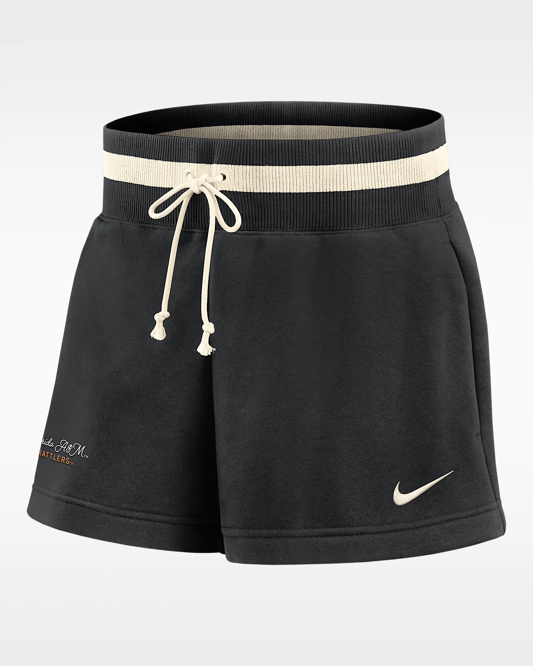 Nike Phoenix Fleece College (Florida A&M University) Women's Mid-Rise 4" Shorts - 1