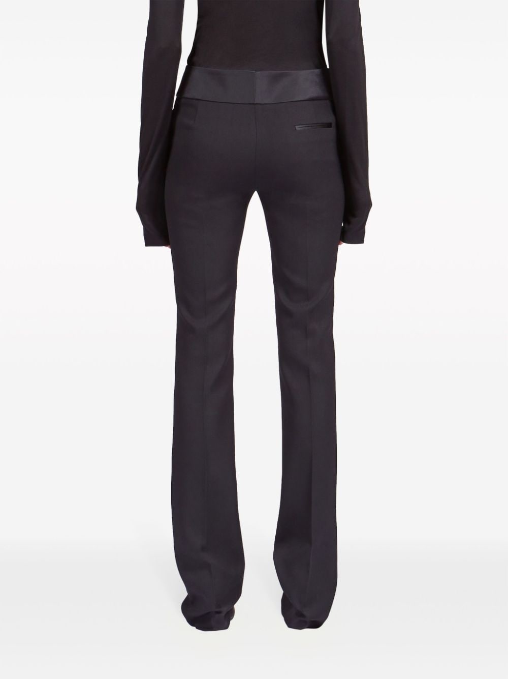 Tuxedo straight-leg tailored trousers - 4