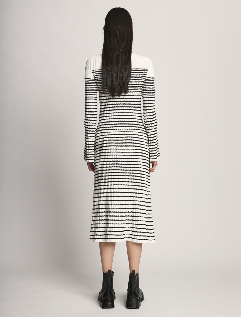 Boucle Mini Stripe Knit Dress 4