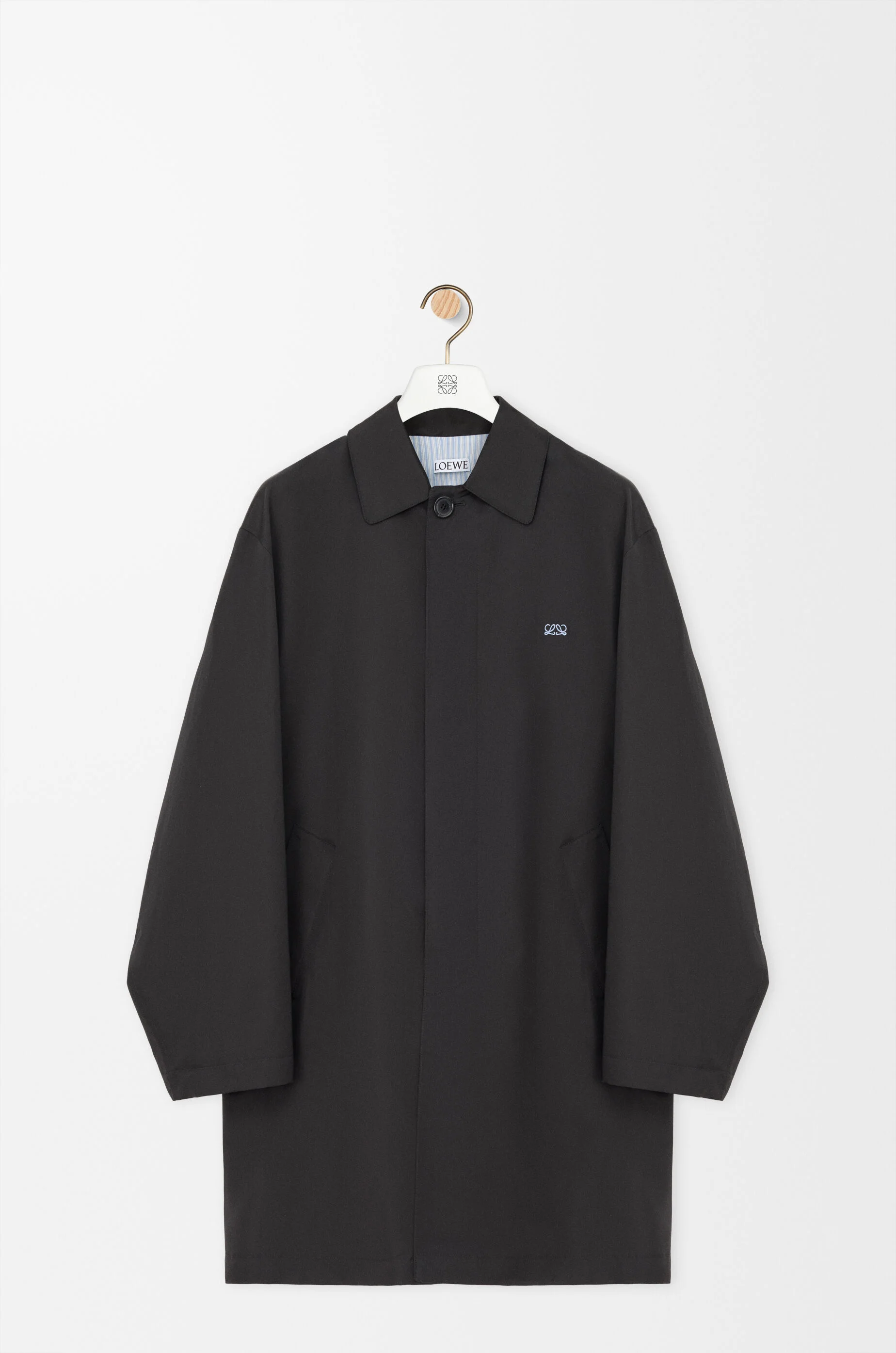 Trench coat in technical silk - 1