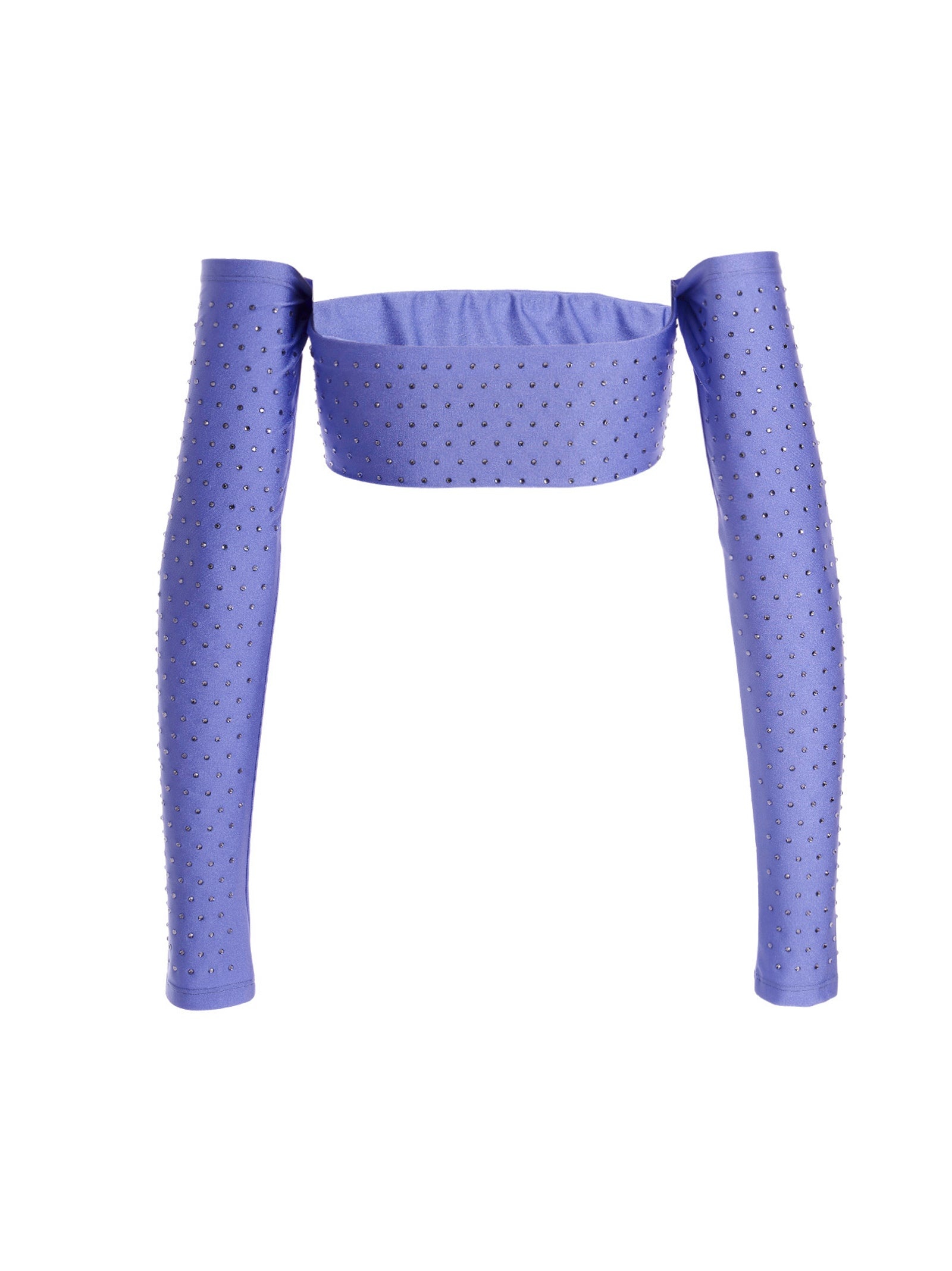THE ANDAMANE - The Andamane Women Crystal Cropped Top - 2