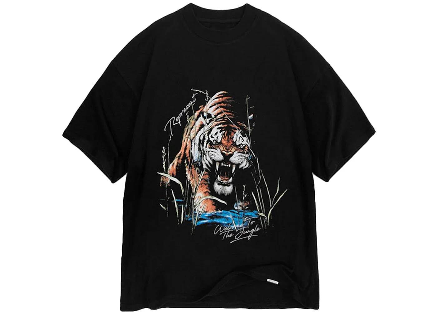 Represent Welcome To The Jungle T-shirt Off Black - 1