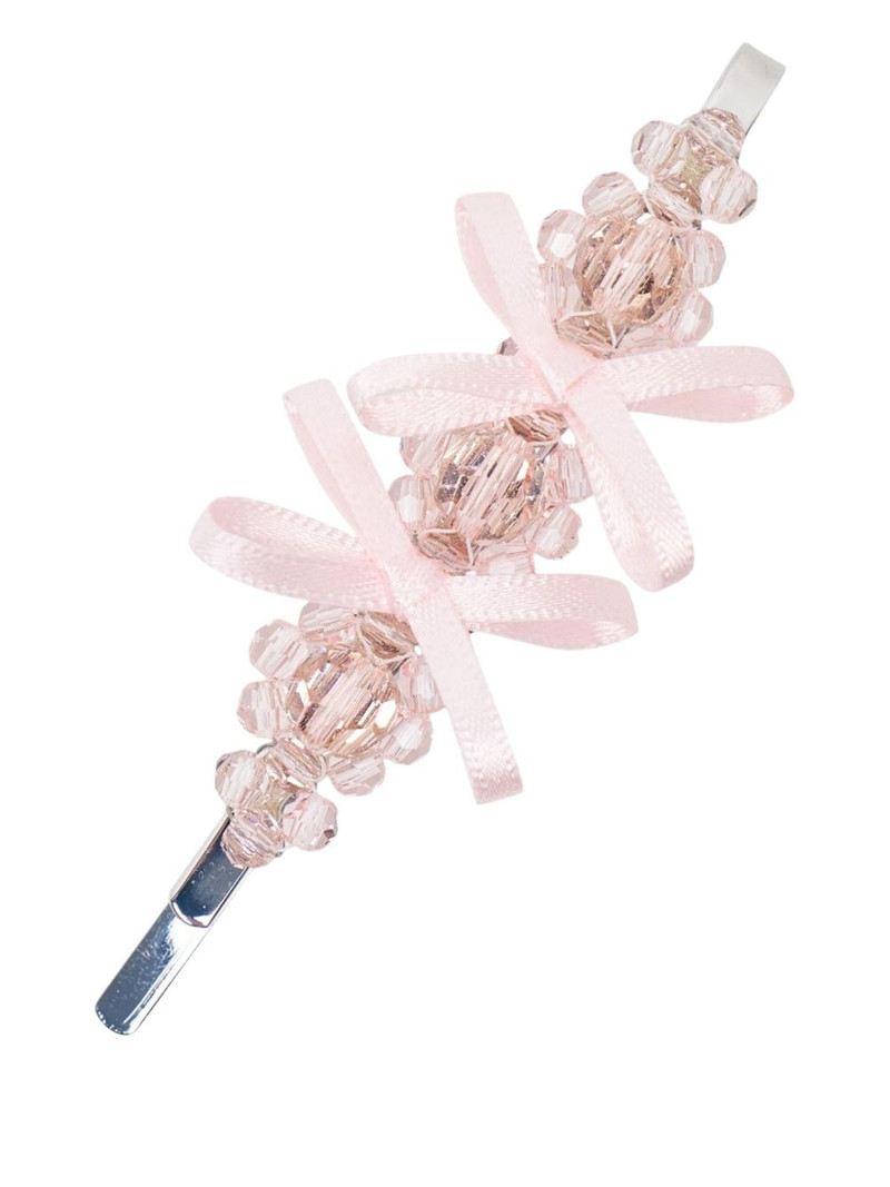Simone Rocha bow flower hair clip outlook