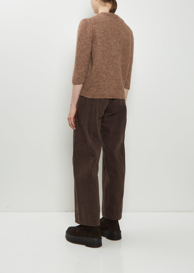 LAUREN MANOOGIAN Loft Baby Crewneck Alpaca Sweater — Spice outlook