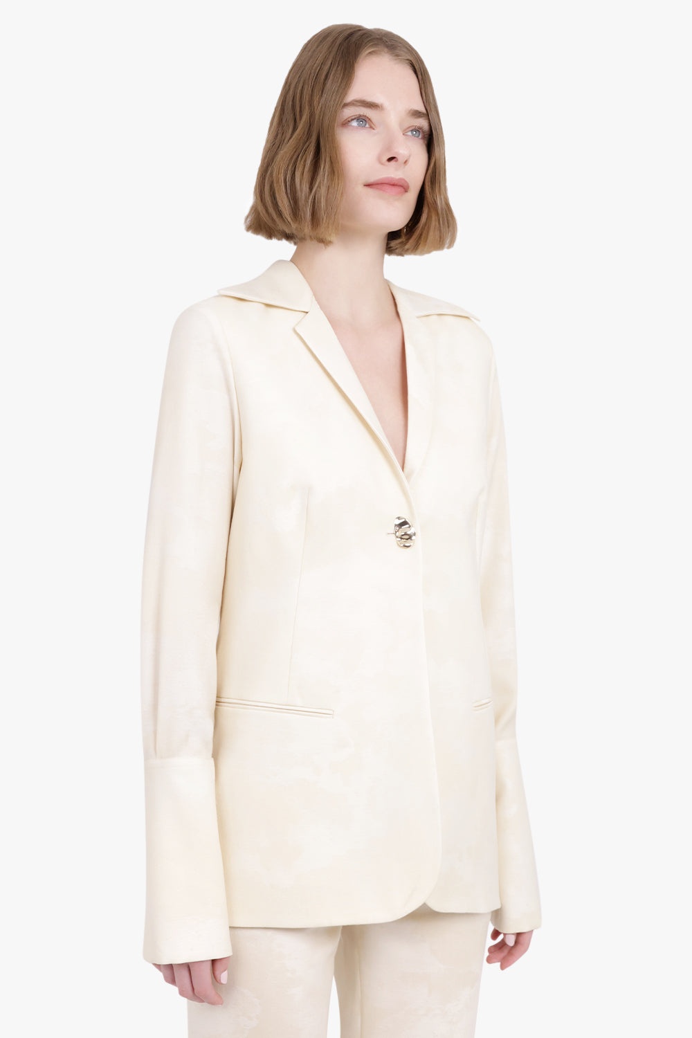 KOMOREBI SUIT JACKET | CREAM - 3