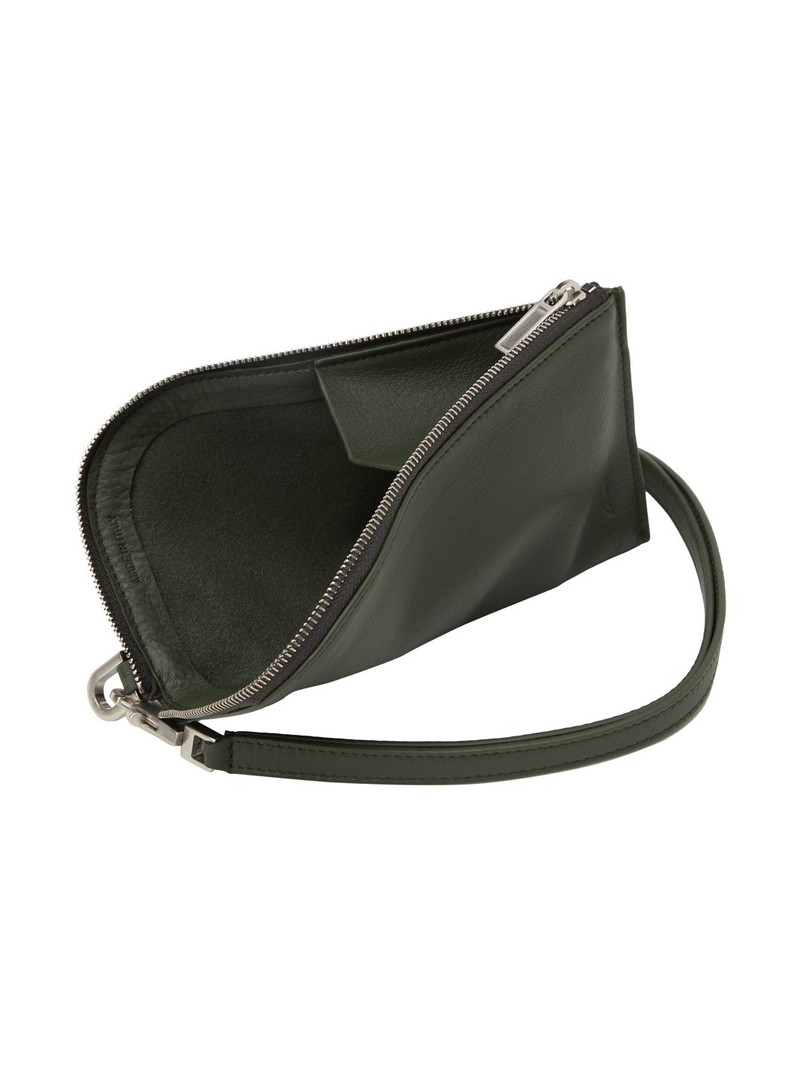 Green Leather Neck Wallet 3