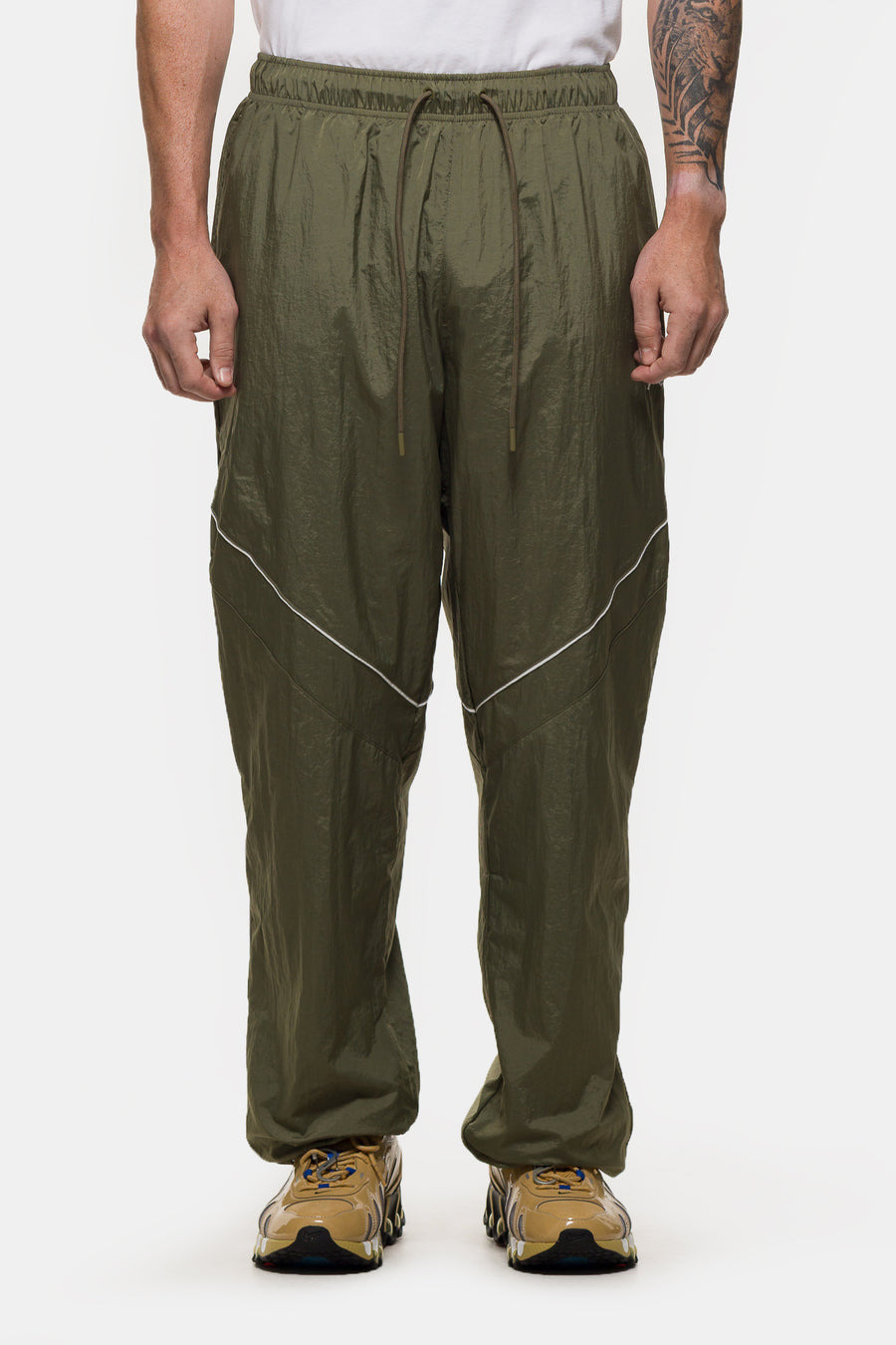 Brooklyn Draft Pant in Medium Olive/Sail/Sail - 1