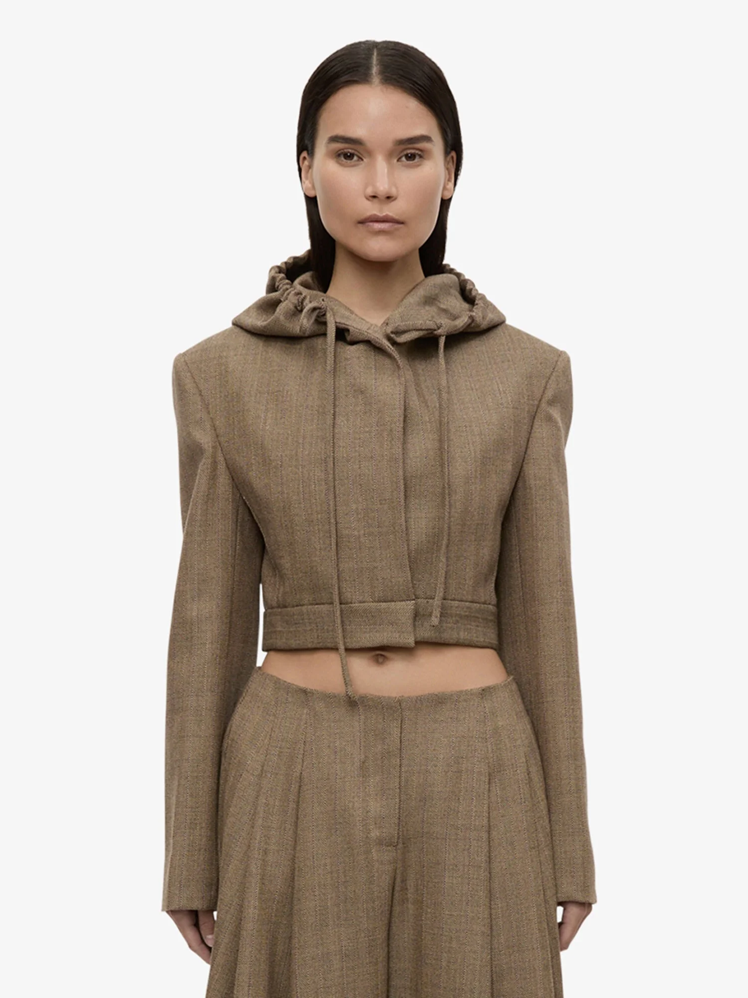 Plinth Herringbone Hoodie - 1