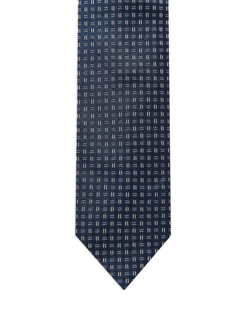 CORNELIANI geometric-pattern tie outlook