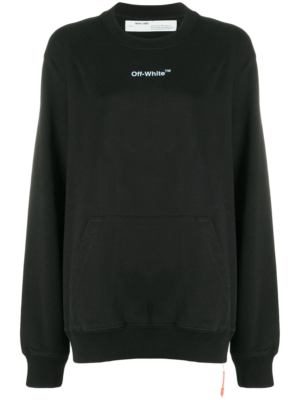 logo print sweatshirt - 1