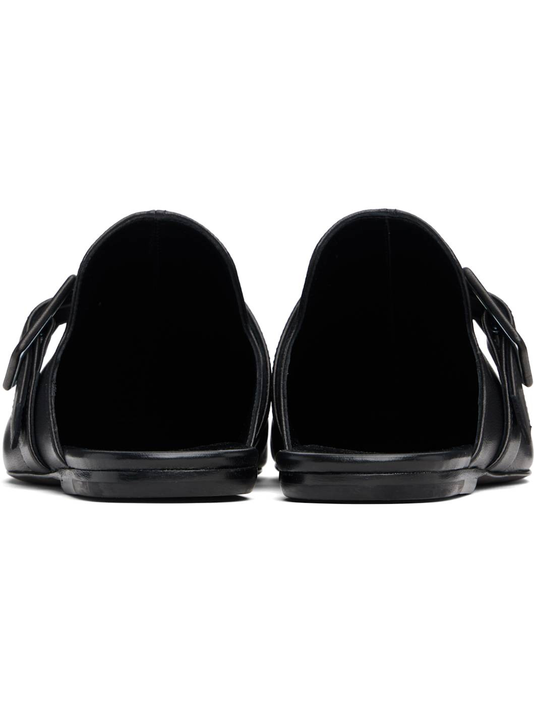 Black Leather Loafers - 2