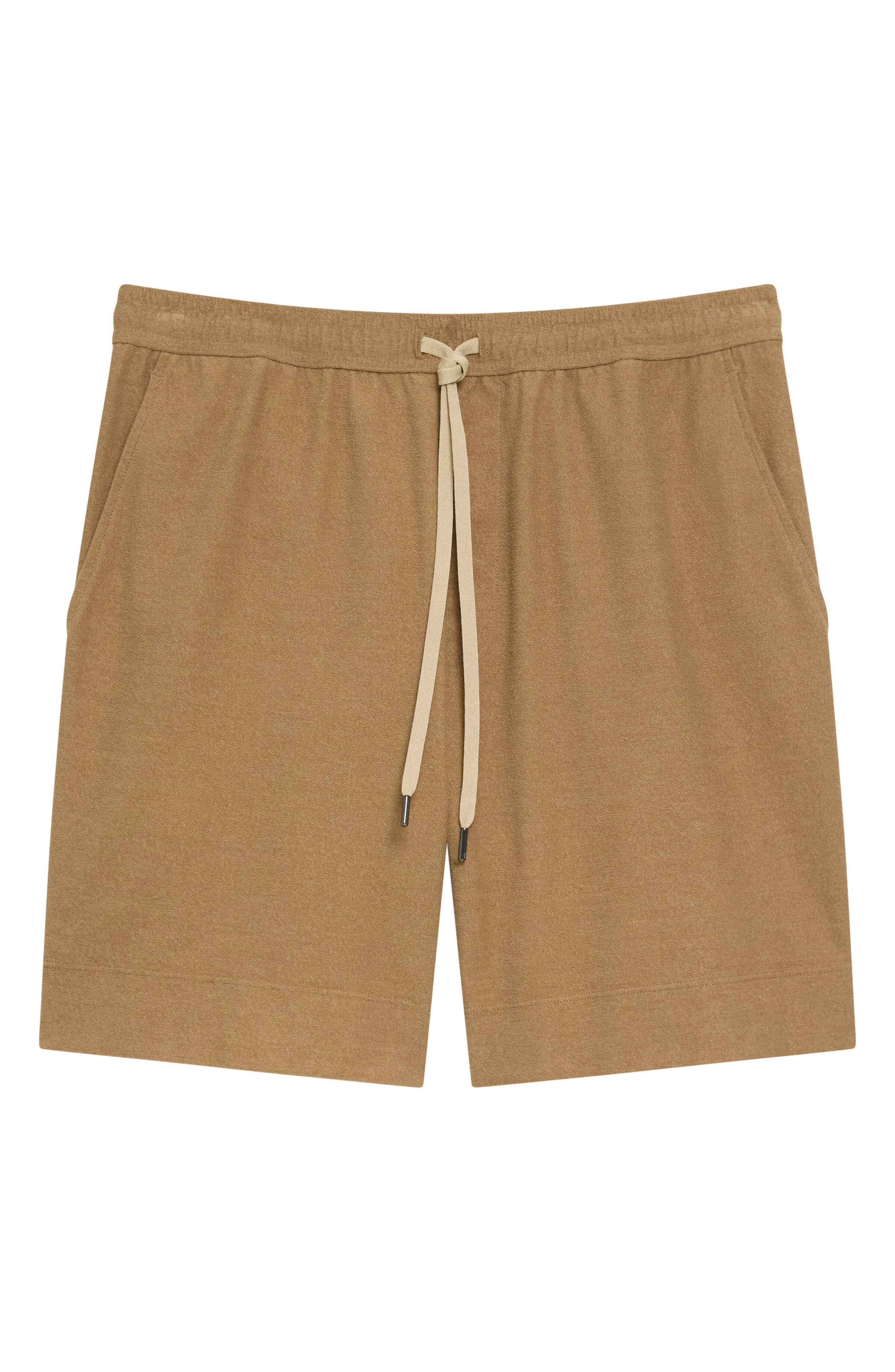 Theory Cotton Terry Cloth Drawstring Shorts in Dark Chino at Nordstrom - 4