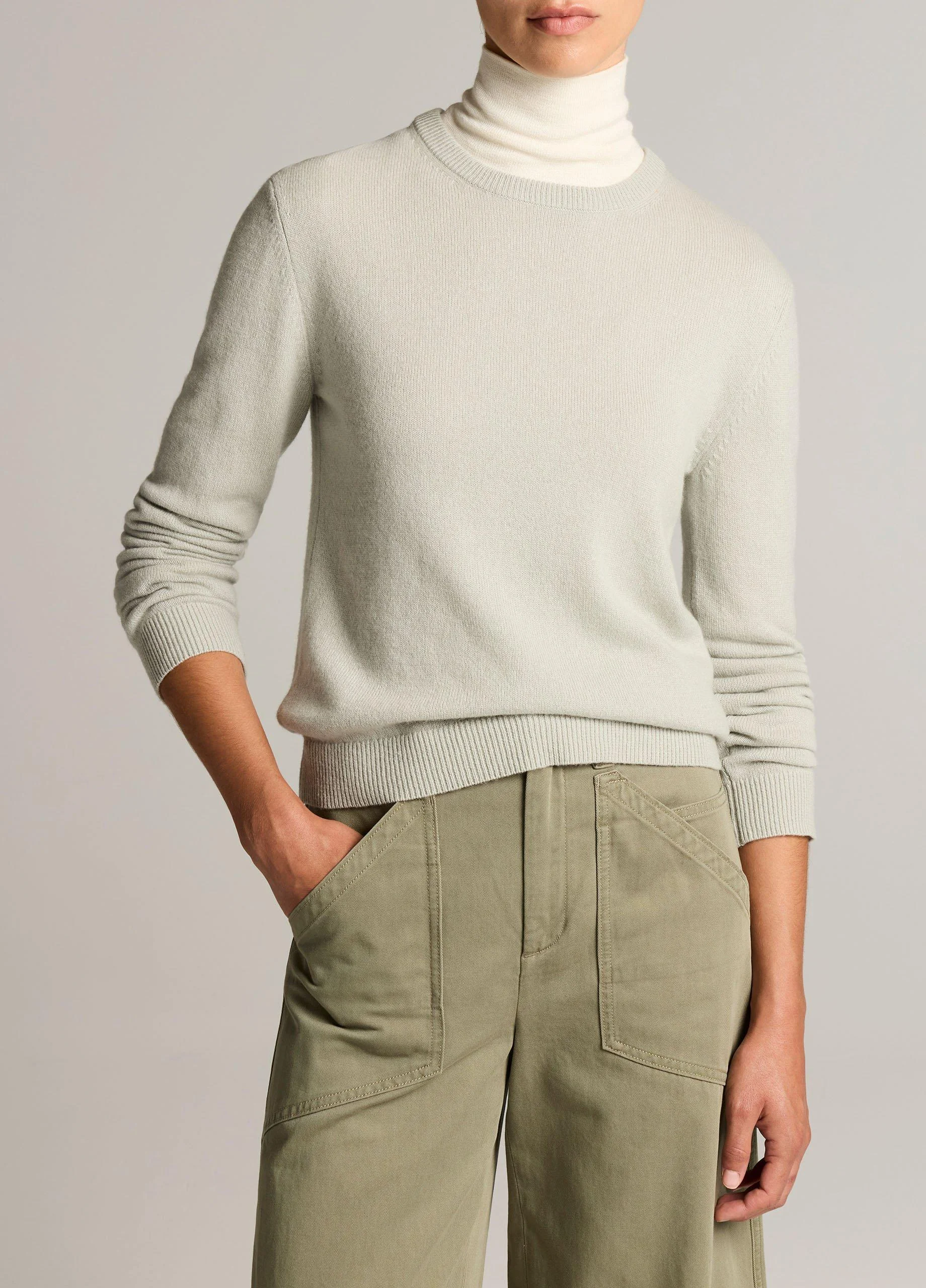 Cashmere Classic Crew Neck Sweater - 1