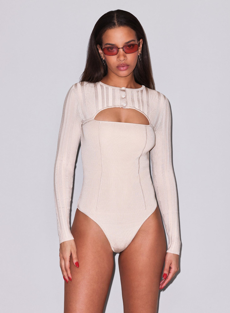 Rib Shrug Bodysuit 4