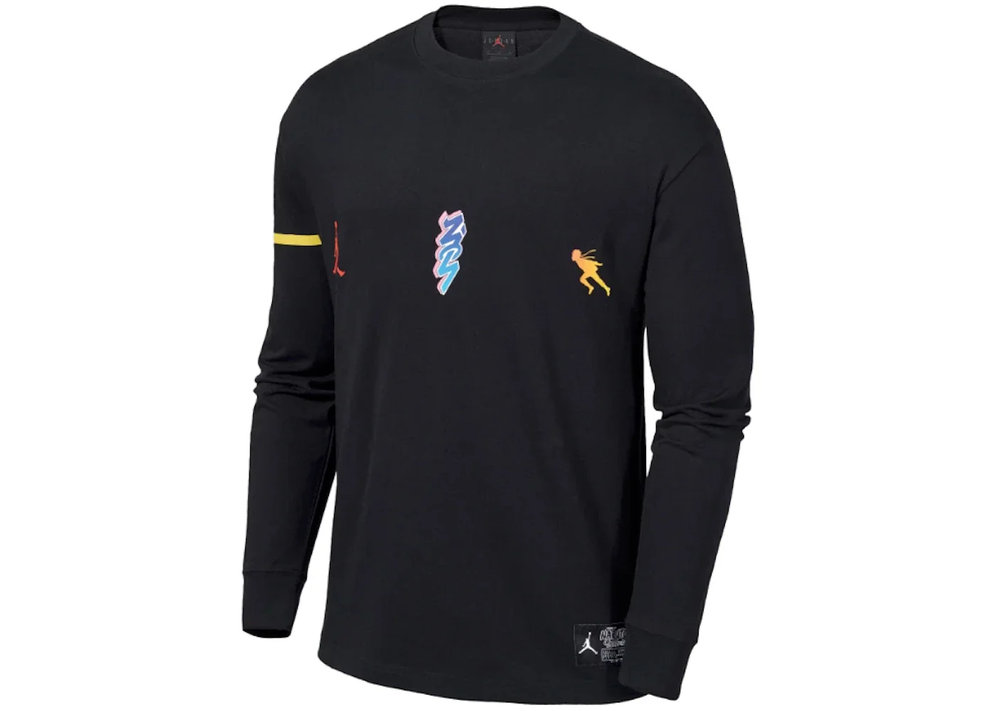 Jordan x Zion x Naruto L/S T-Shirt Black - 1