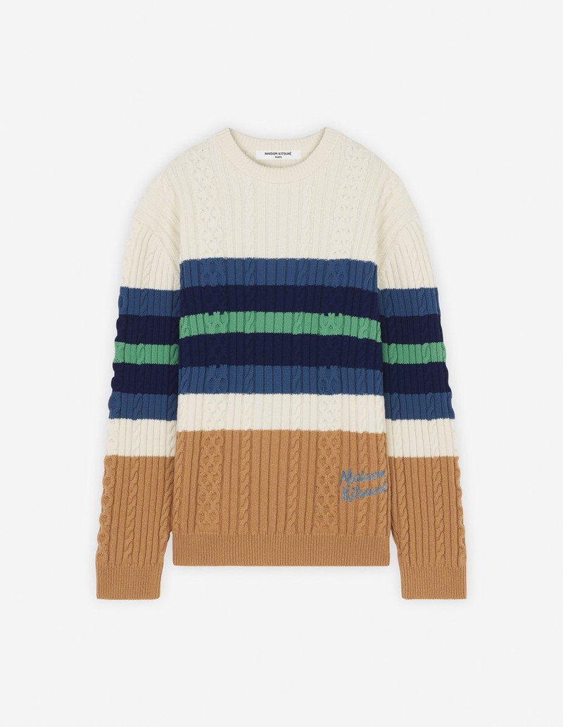 STRIPED CABLE JUMPER 1