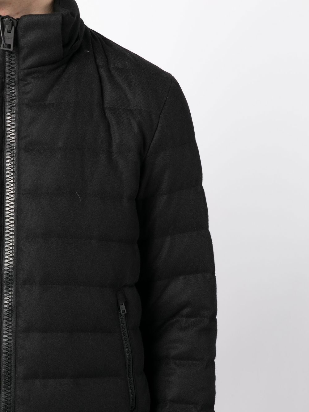 quilted-finish padded jacket - 6