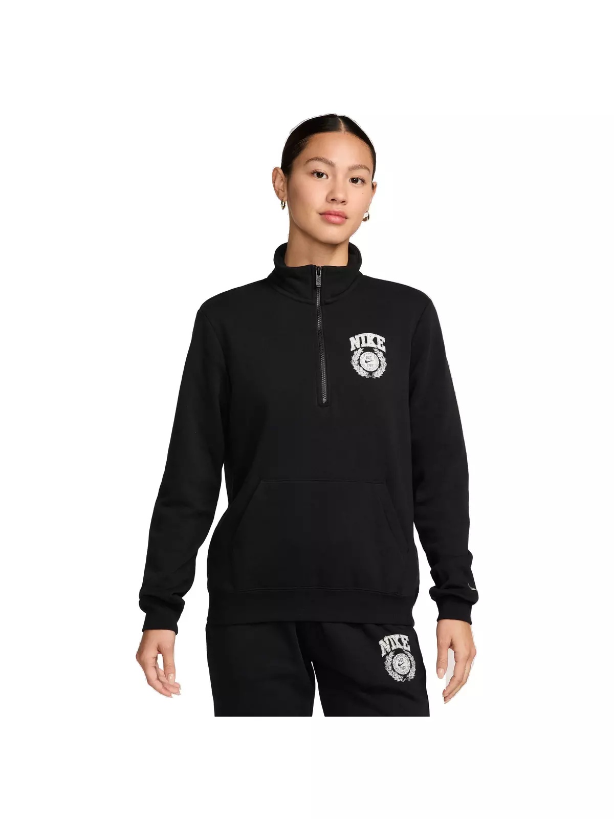 Women's Sportswear club Fleece Standard 1/4 Zip CV Top - 1