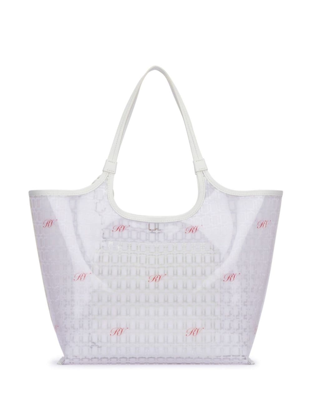 geometric-printed tote bag - 2