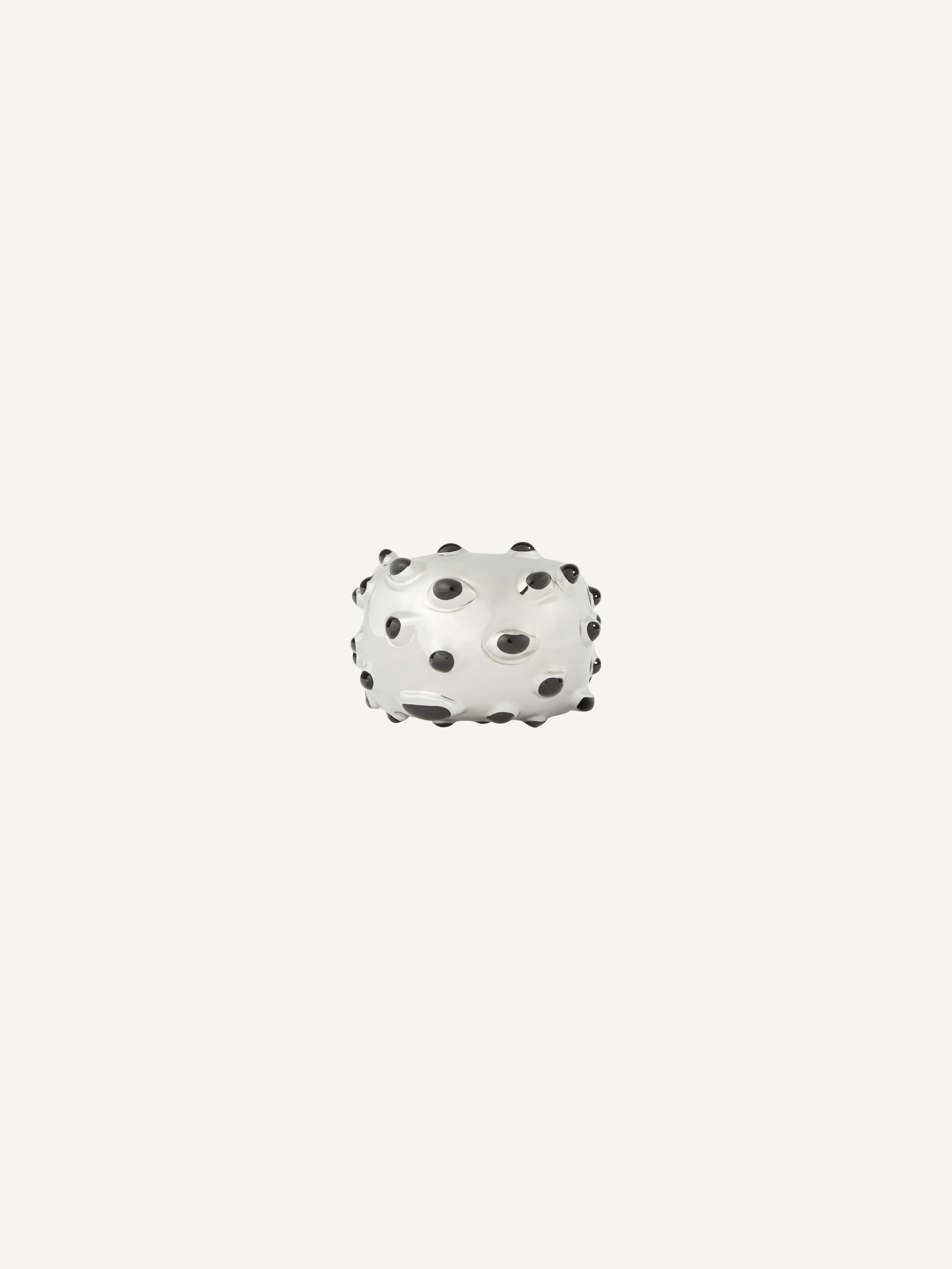 INFINITY FLECKED METAL RING - 4