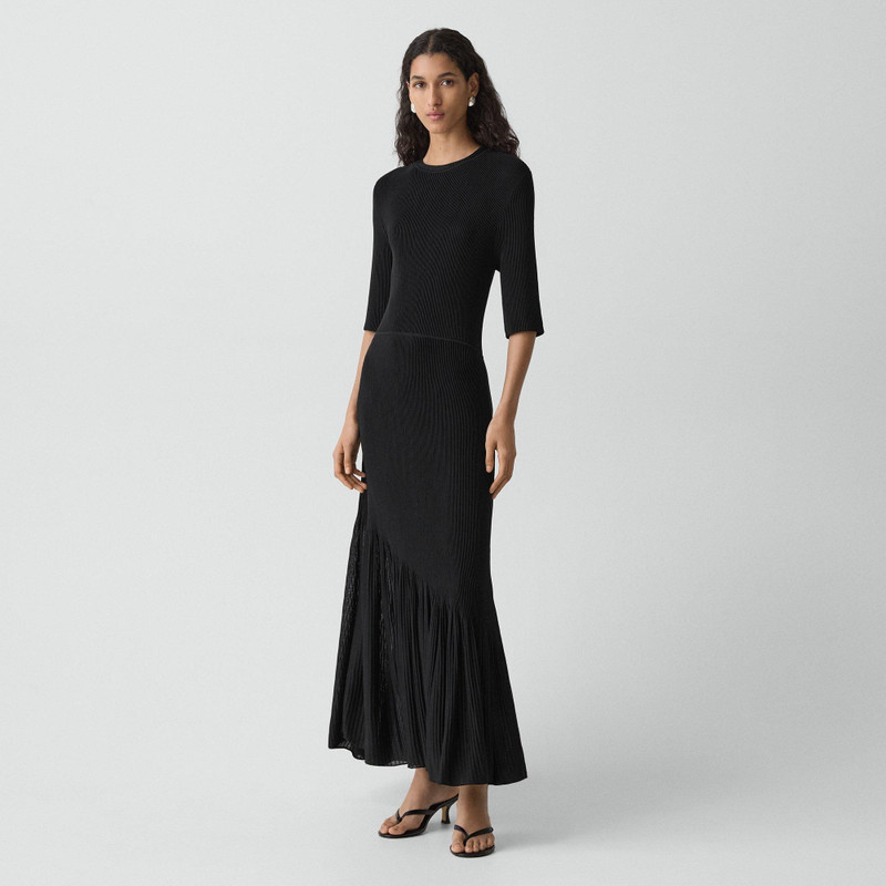 Paneled Dress in Stretch Knit 3